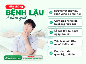 triệu chứng bệnh lậu ở nam